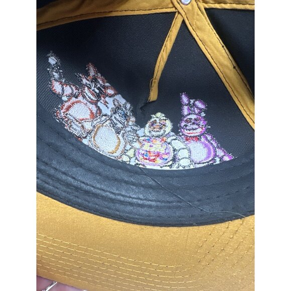 Freddy Fazbear pizza snapback hat five nights at freddy's fnaf black cap 2016 - Picture 8 of 8